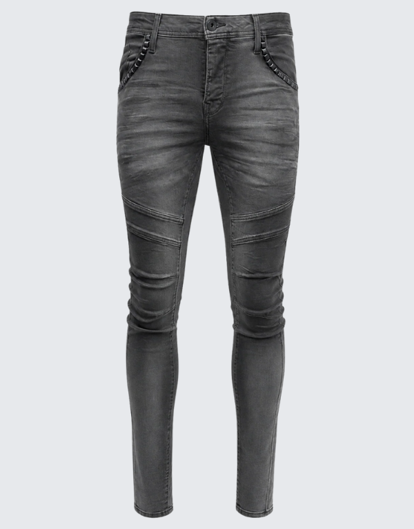 Vialli Kunchy Ultra Fit Jeans Grey