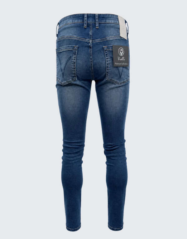 Vialli Kwencha Skinny Jeans Blue