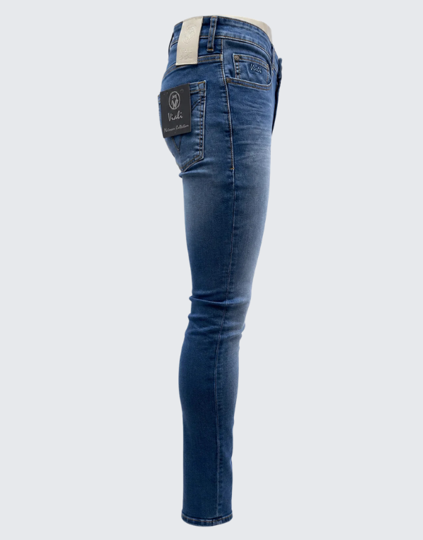Vialli Kwencha Skinny Jeans Blue
