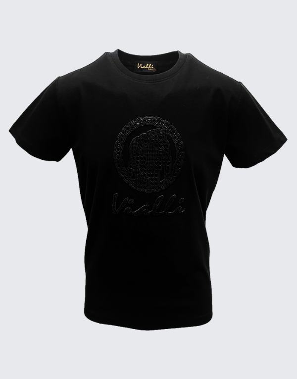 Vialli Lakra Short Sleeve T-Shirt Black Men