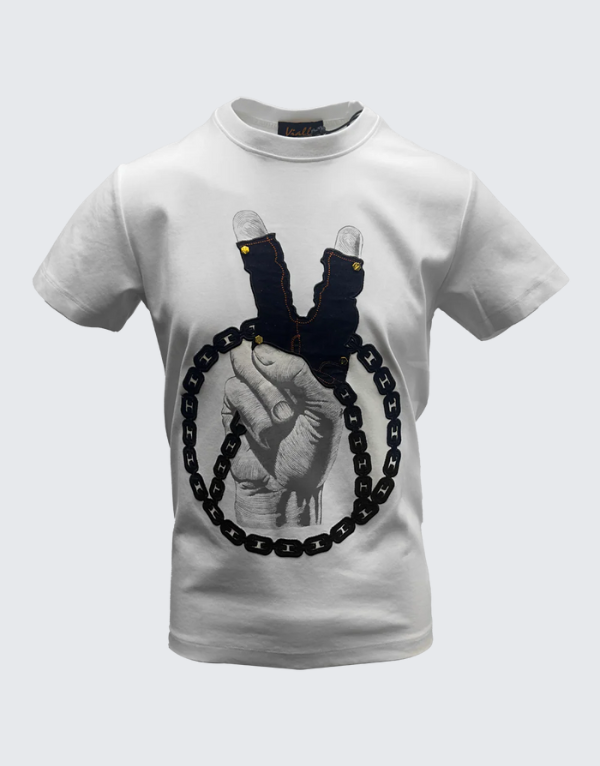 Vialli Lavaza Short Sleeve T-Shirt White Men