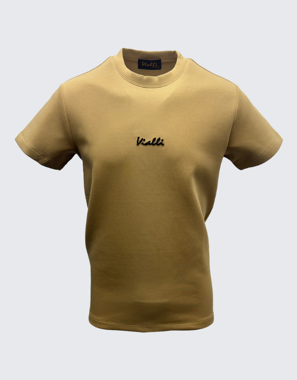 Vialli Lavrag Short Sleeve T-Shirt Sand Men
