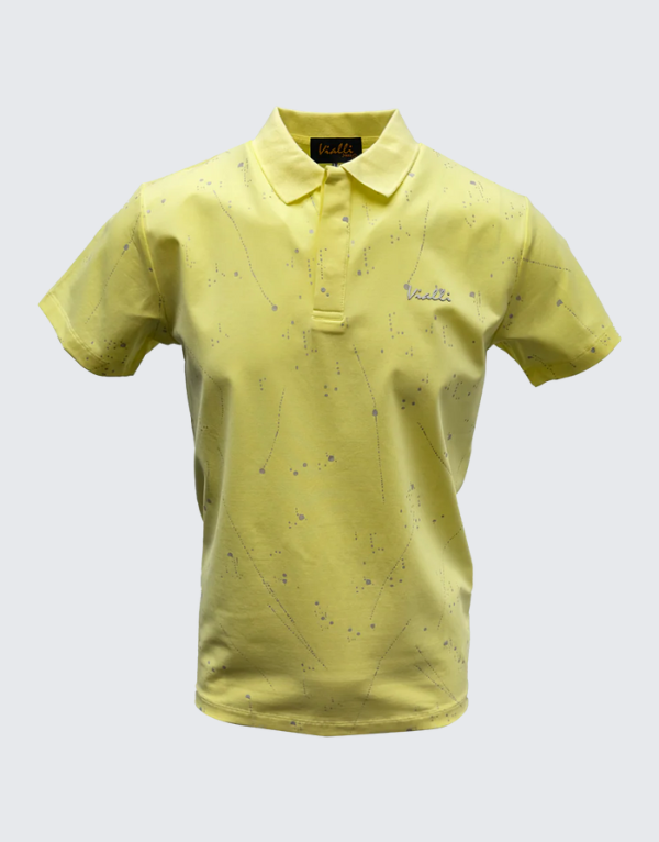 Vialli Lekkers Short Sleeve T-Shirt Lemon Yellow Men