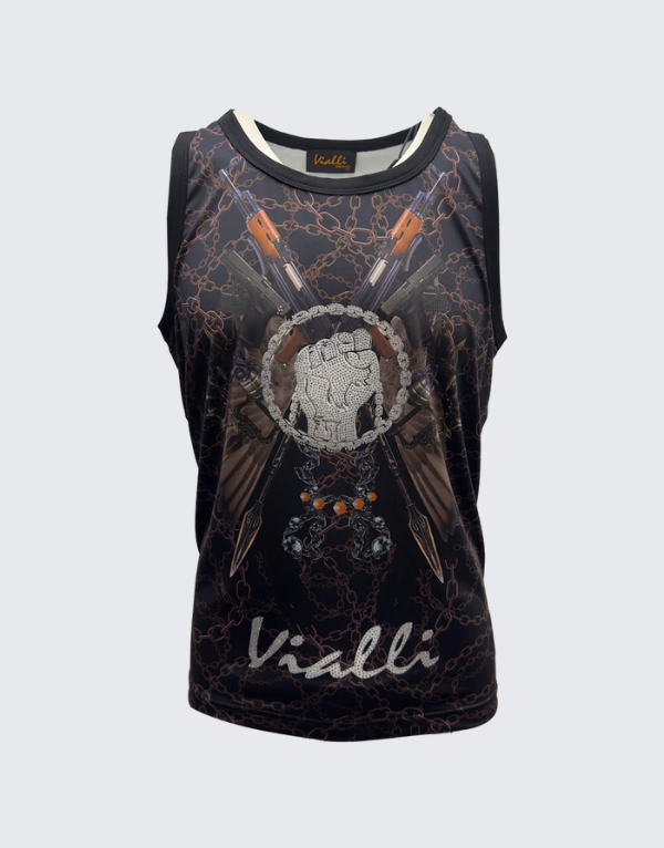 Vialli Lelak Short Sleeve T-Shirt Black Men