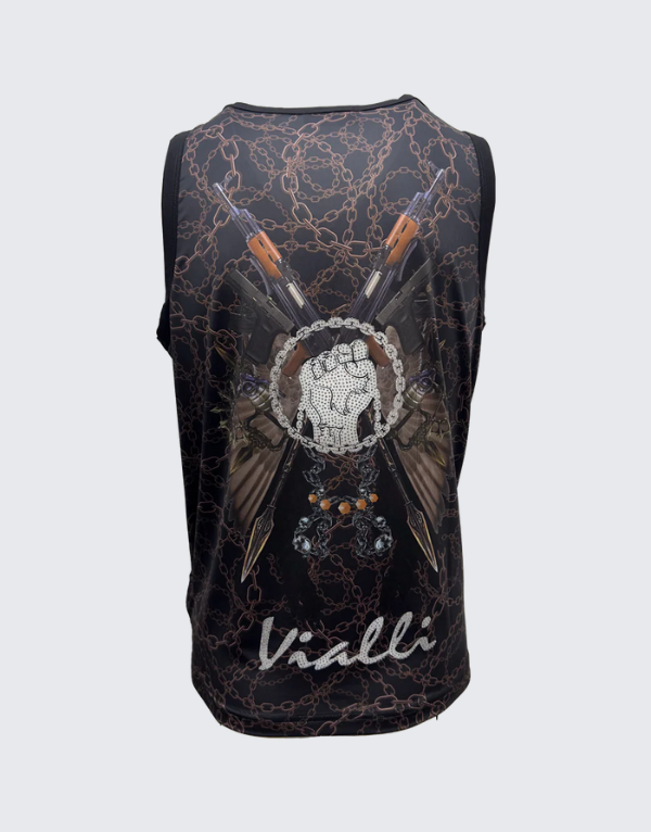 Vialli Lelak Short Sleeve T-Shirt Black Men