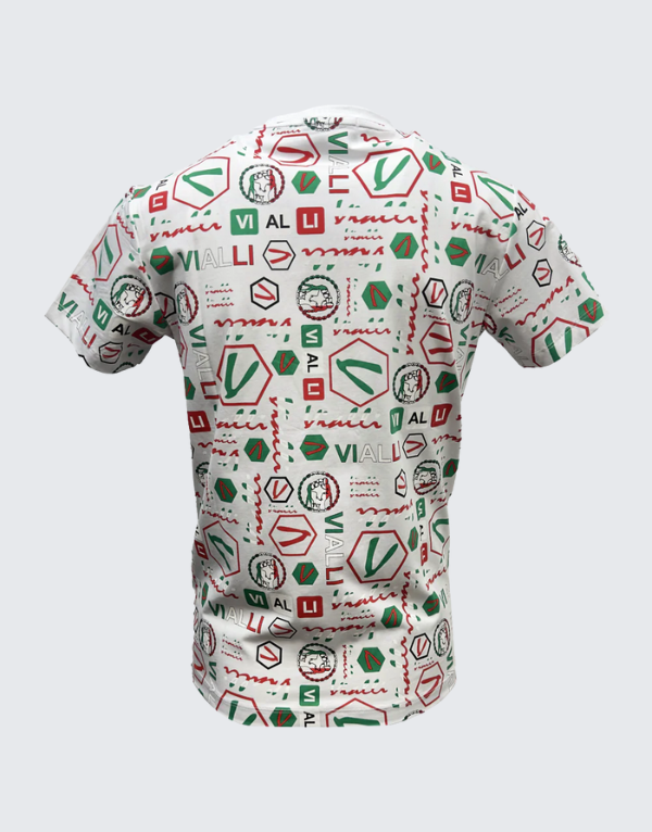 Vialli Loaded Short Sleeve T-Shirt White Men