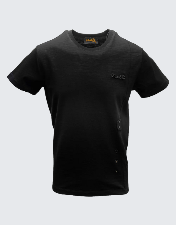 Vialli Locks Short Sleeve T-Shirt Black Men