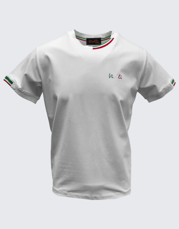 Vialli Nando Short Sleeve T-Shirt White Men