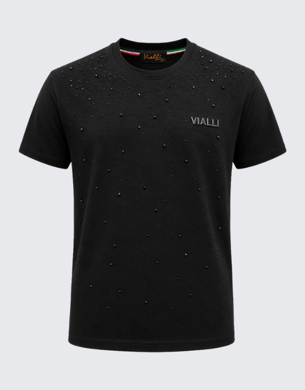 Vialli Nevas Short Sleeve T-Shirt Black