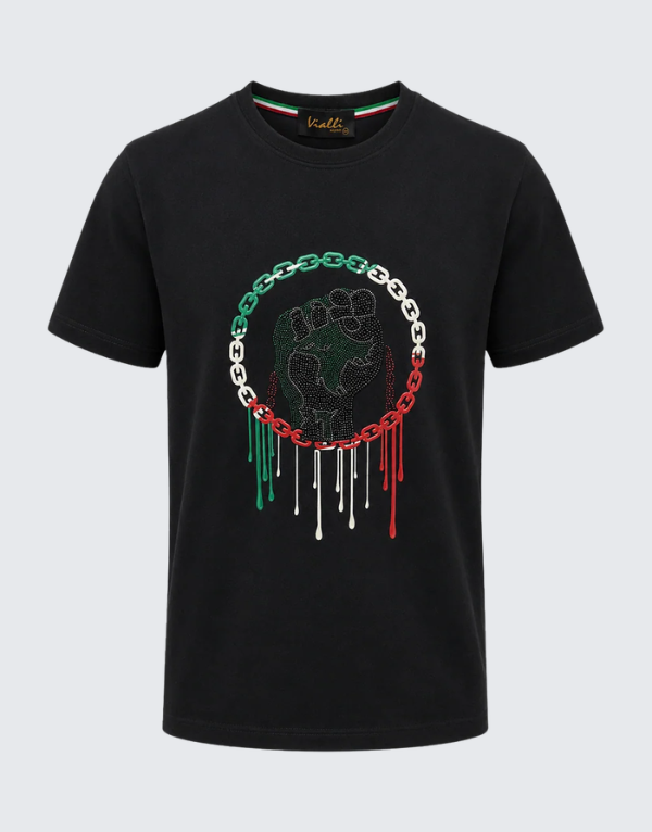 Vialli Nonkoom Short Sleeve T-Shirt Black